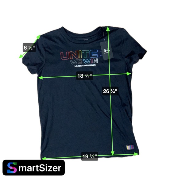 Under Armour Loose Black Pride United We Stand T-Shirt Size MEDIUM NEW!! - Picture 7 of 7